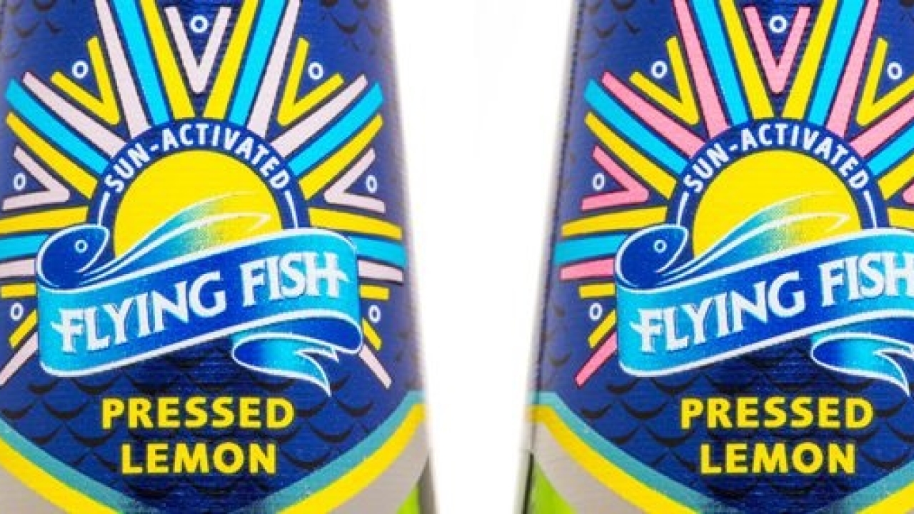 Flying Fish is a flavored beer, the first of its kind in South Africa. The brand is aimed at a youthful and trendy audience the brand appeals to those looking to try something different. Their hashtag #addsomeflavour applies not only to the brew but also to their whole brand philosophy of making life a bit more interesting. The Flying Fish brand team wanted to carry this through to their packaging and were looking for something new to enhance the existing pack. Printed at the MCC facility in Johannesburg, the metalized paper label encompasses a sunburst design which changes color in the sunshine. Alongside the launch of the new design, at the end of the year SAB hosted a one of a kind #FlavourOdyssey experience – a combination of music, food, art and fashion. ‘The Flavour Odyssey experience was inspired by our innovative new pack design which is sun activated and changes color in the sun. With this unique event, we are taking experiences to an entirely new level,’ aid Flying Fish Brand Manager Kerishta Sivera Flying Fish is a flavored beer, the first of its kind in South Africa. The brand is aimed at a youthful and trendy audience the brand appeals to those looking to try something different. Their hashtag #addsomeflavour applies not only to the brew but also to their whole brand philosophy of making life a bit more interesting. The Flying Fish brand team wanted to carry this through to their packaging and were looking for something new to enhance the existing pack. Printed at the MCC facility in Johannesburg, t
