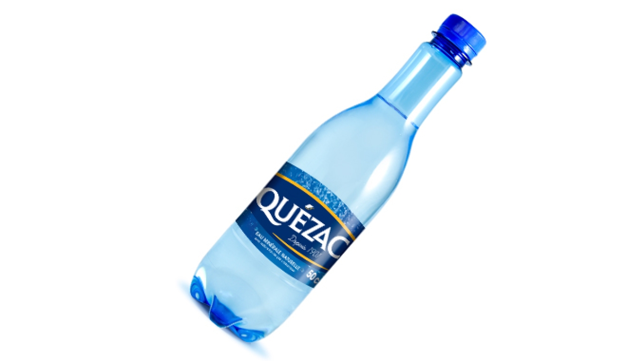 MCC has developed a natural labeling option for the French mineral water brand Quézac 