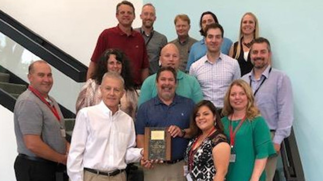 Meyers team with Hormel Spirit of Excellence Award Meyers team with Hormel Spirit of Excellence Award