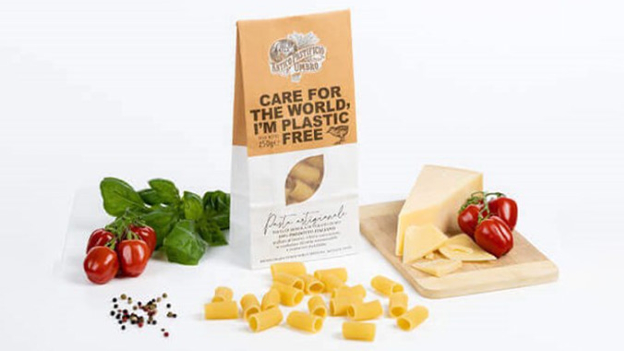 Mondi has collaborated with converter Fiorini International to create a new paper packaging for Antico Pastificio Umbro