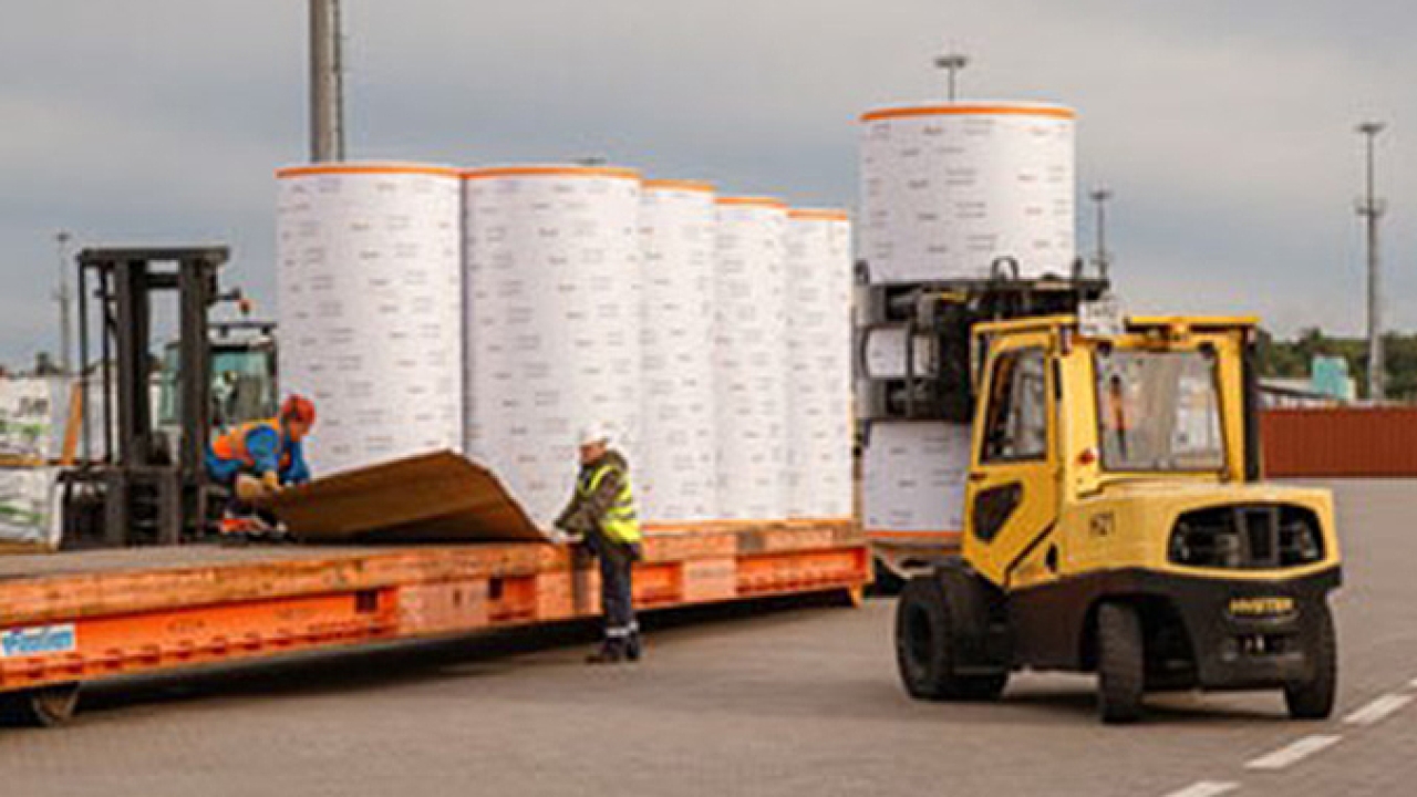 Mondi has introduced an innovative logistics and transportation approach for its large reels