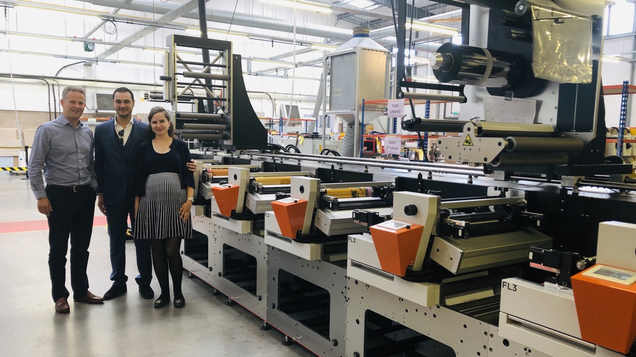 Label Pack installs an Edale Fl3 flexo press