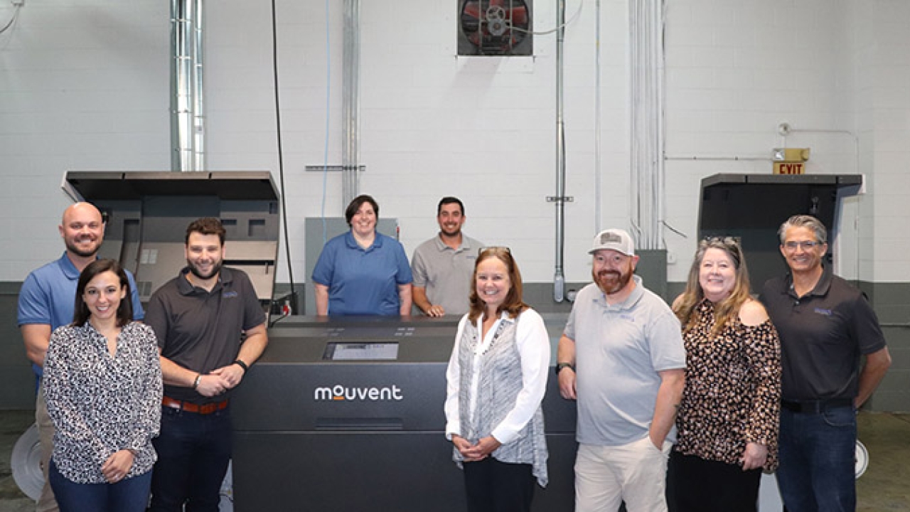  Enterprise Print Group has invested in a Mouvent LB702-UV digital label press from Bobst