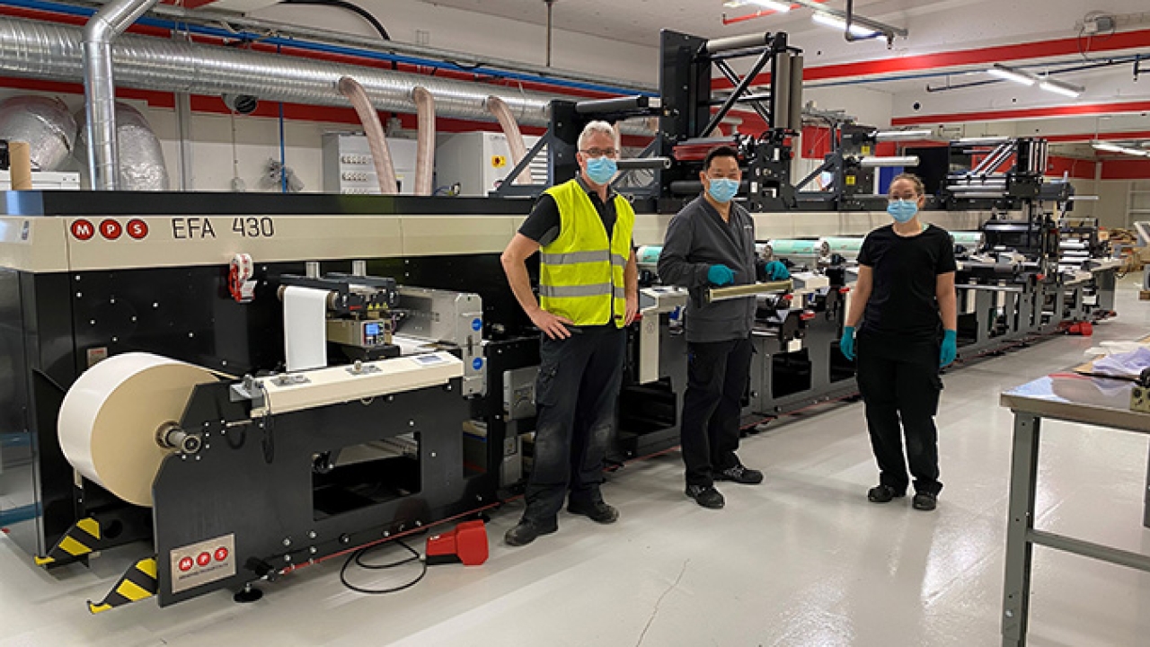 Eson Pac has invested in MPS EFA 430 fully automated, 8-colour flexo press to accommodate increased demand 