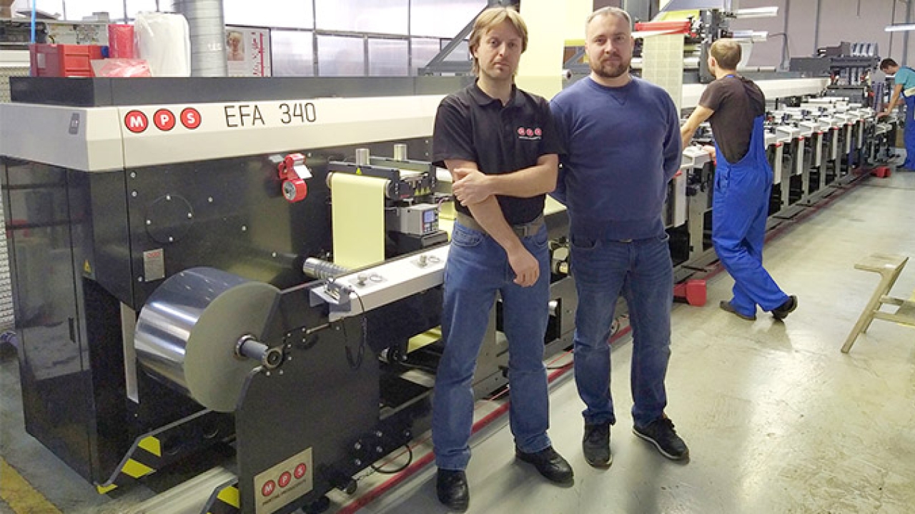 MDM-Flex has installed its first 10-colour, fully automated MPS EFA 340 flexo press to speed up production and focus on high-quality printing of self-adhesive labels and flexible packaging