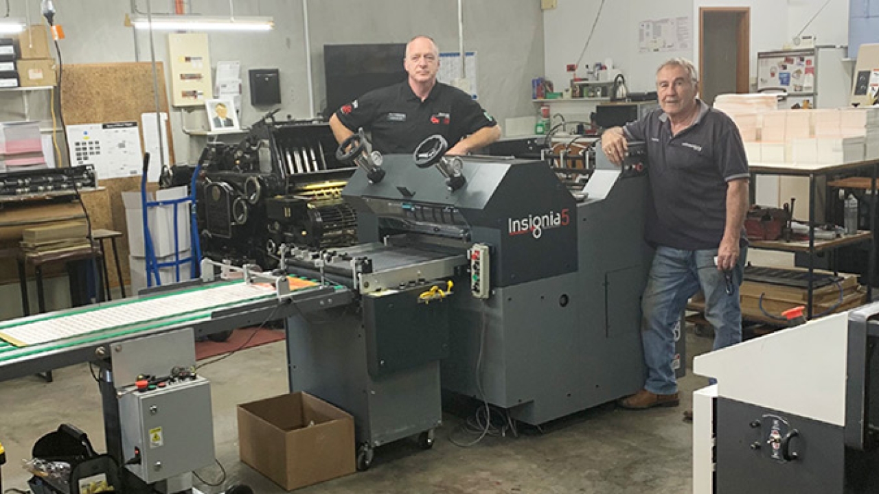 Mildura Printing has invested in a Rollem Insignia 5 digital die-cutter