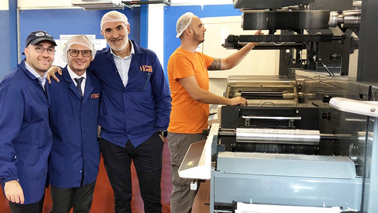 Italian converter Nuceria increases flexibility and customization options with the installation of Nilpeter new High-Build InkJet Varnish Unit