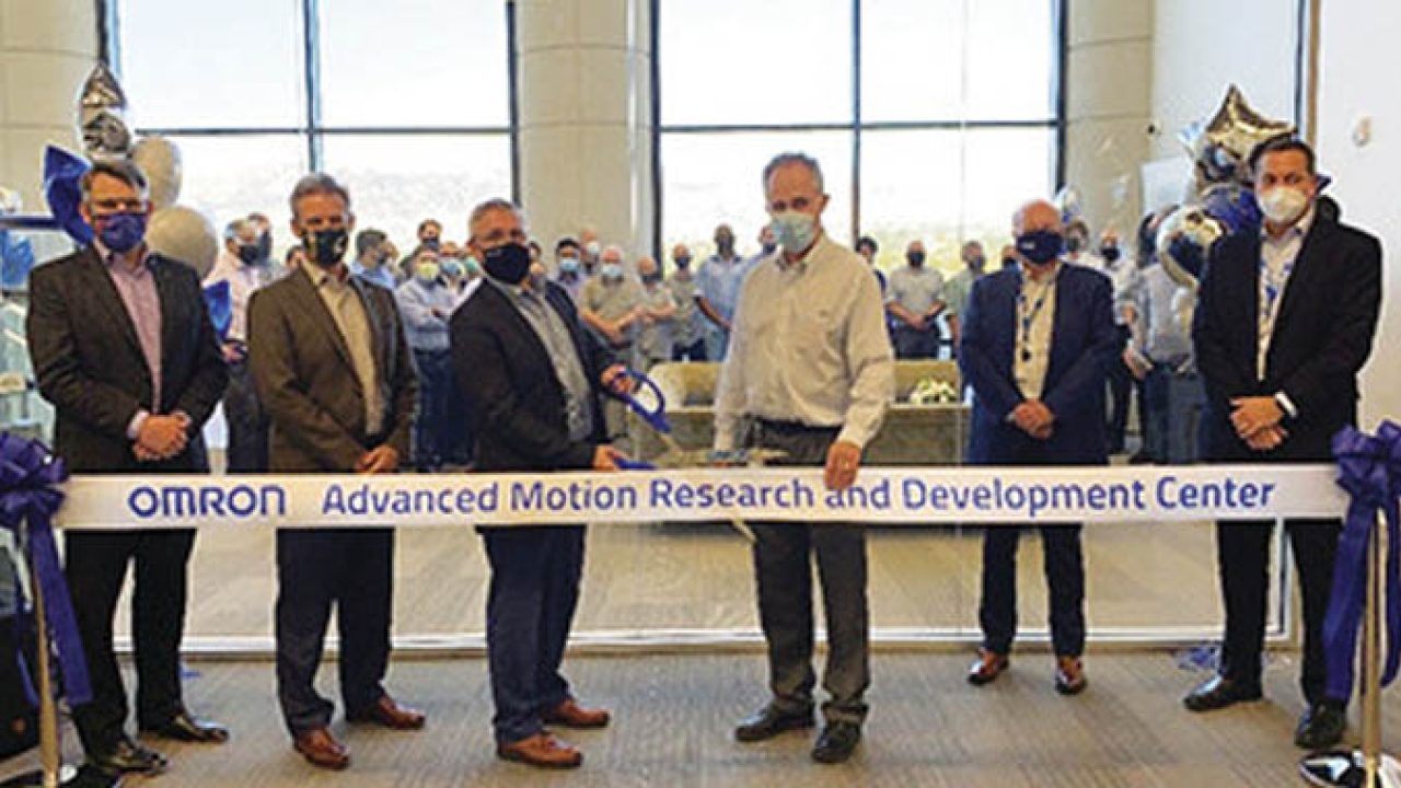 Omron Automation Americas has opened a new Omron Advanced Motion Research and Development Center