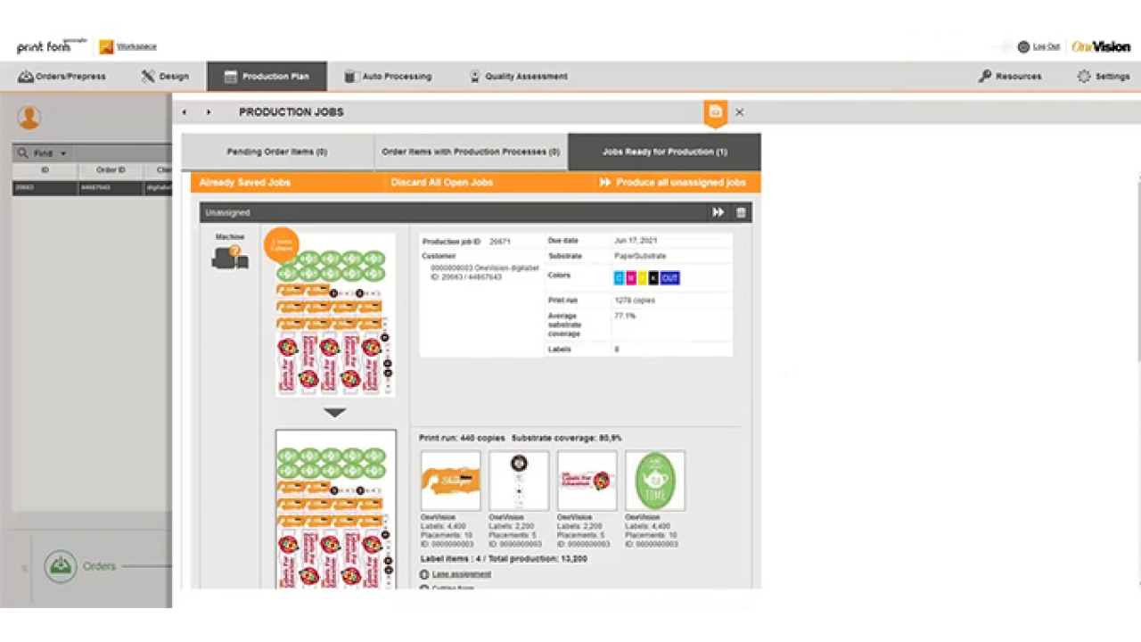 OneVision has released the 21.1 software version, enabling print service providers to generate forms based on individual requirements 