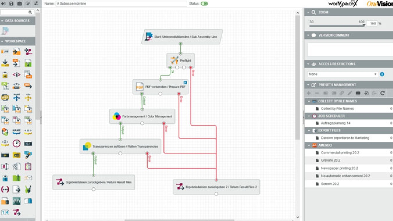 OneVision has developed its latest software version introducing new tools claimed to offer flexible integration and simplified ways of working