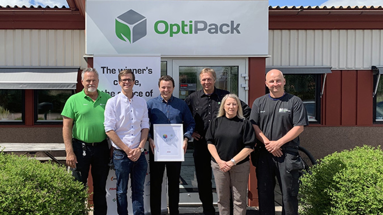 OptiPack, one of the Swedish leaders in printed paper packages has received an expanded gamut printing (EGP) certificate
