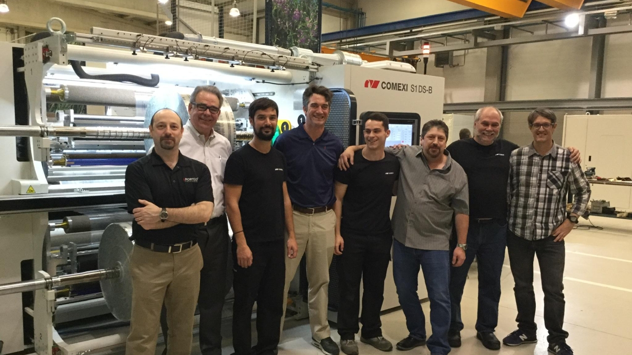 US flexible packaging printer upgrades converting capability with Comexi slitter with integrated laser module