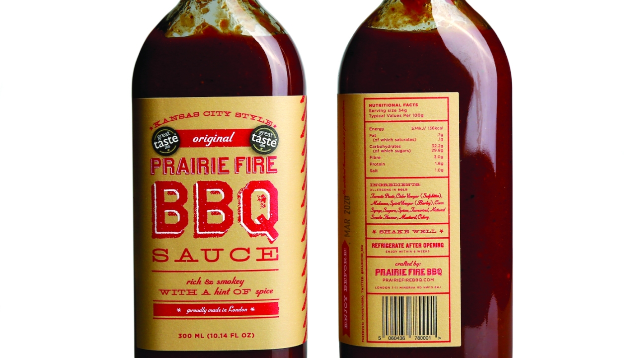 BBQ food brand turns to online printer to deliver short runs of labels