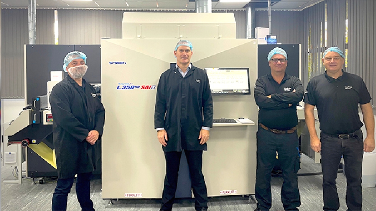 ProPrint Group has invested in a Screen L350UV SAI S digital press to increase production speeds and reduce material waste