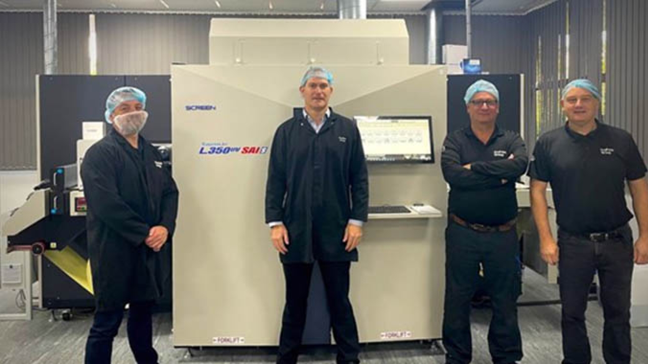 ProPrint Group has installed Screen Truepress L350 SAI S to serve growing customer demand for self-adhesive premium digital label printing and