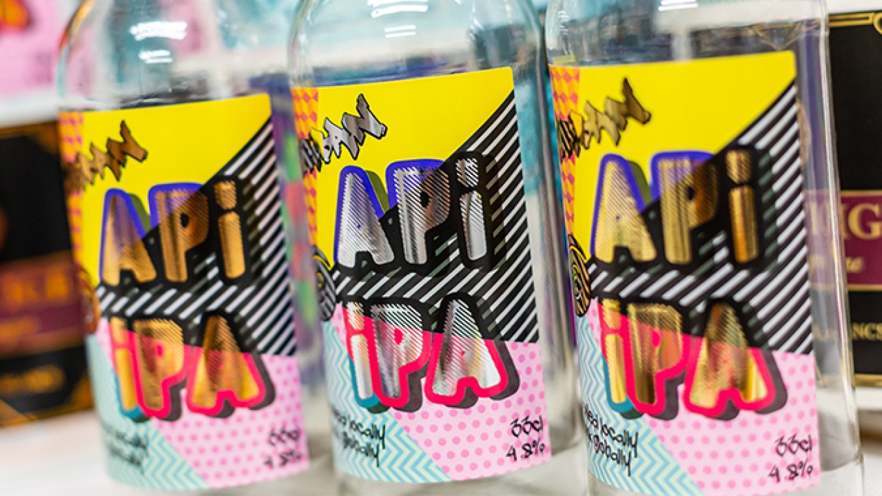 Pulse Roll Label Products’ cold foil collaboration with API Group