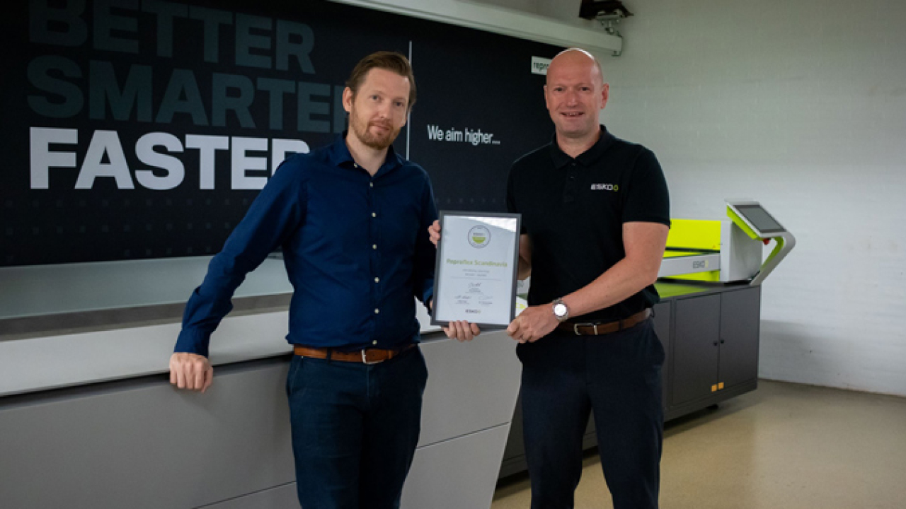 Reproflex Scandinavia has become the region's first platemaking and pre-press specialist to achieve ‘best in class’ certification under the XPS Crystal Program from Esko