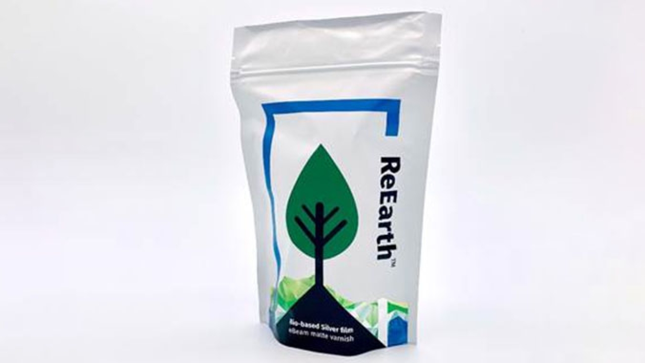 The ReEarth stand-up pouch that passed ASTM D6400 testing