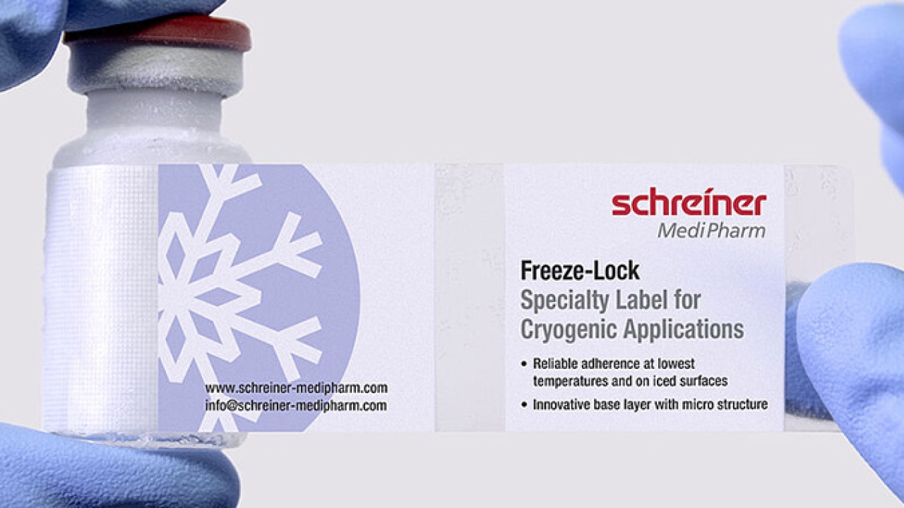 Schreiner MediPharm has developed Freeze-Lock, a label that permanently withstands freezing temperatures
