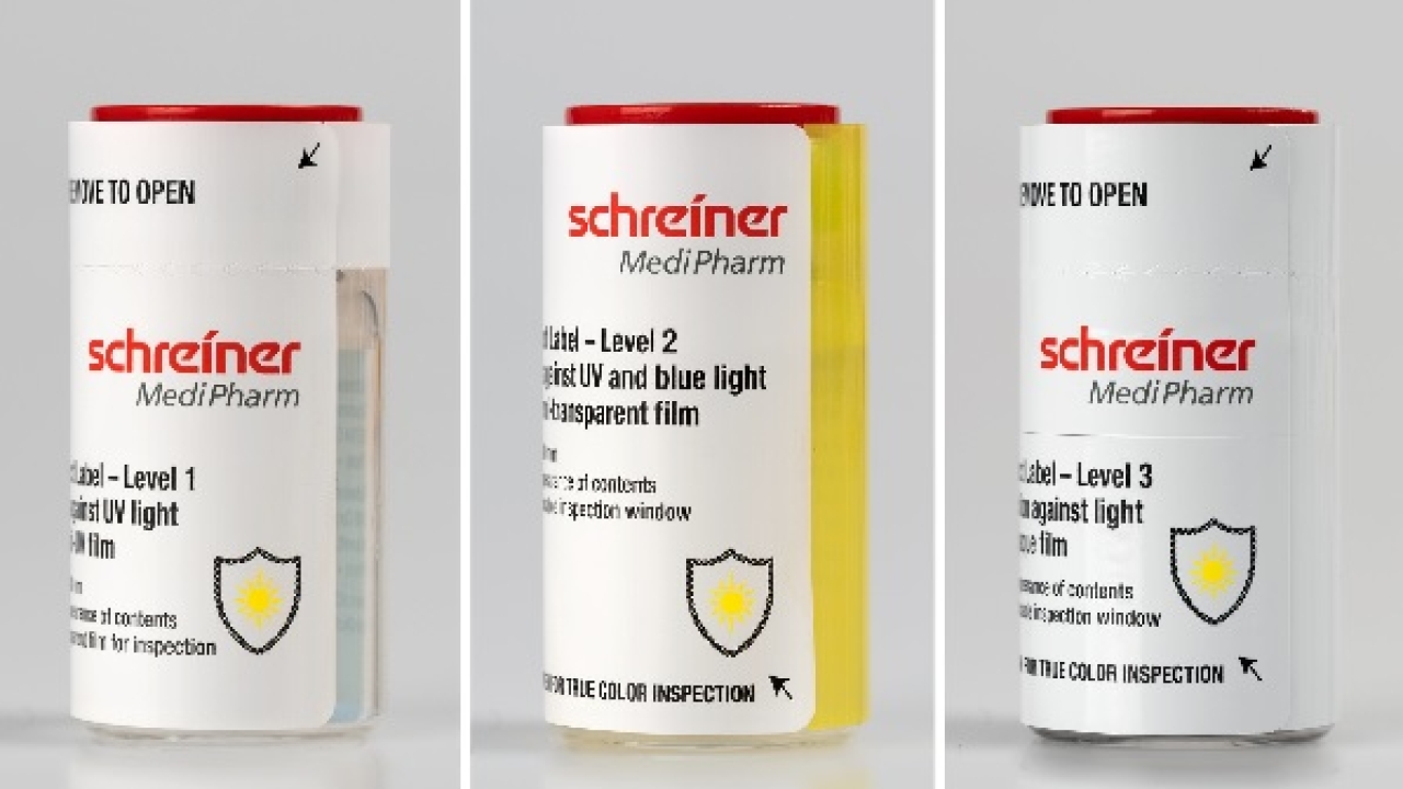 Schreiner MediPharm introduces UV and light protection labels