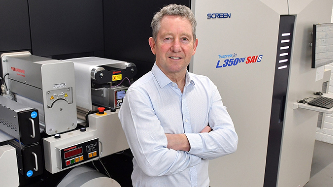 Print-Leeds has invested in the first 7-colour Screen Truepress Jet L350UV SAI S in the UK to expand the business further and launch a fourth division specializing in self-adhesive labels Print-Leeds has invested in the first 7-colour Screen Truepress Jet L350UV SAI S in the UK to expand the business further and launch a fourth division specializing in self-adhesive labels