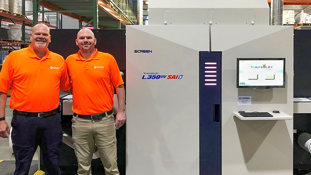 Hickman Label Company has invested in a Truepress Jet L350UV SAI, marking the 200th installation for this Screen’s press in the world Hickman Label Company has invested in a Truepress Jet L350UV SAI, marking the 200th installation for this Screen’s press in the world
