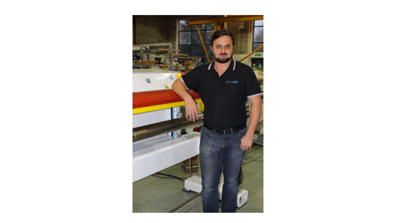 Nicholas Myaard, service engineer at JM Heaford, to support the US, Canada and Latin America markets