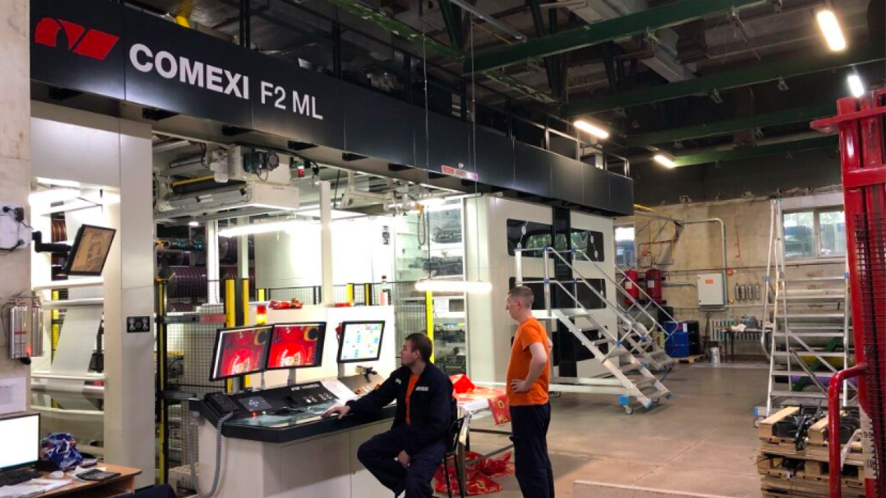 Comexi F2 ML installed at Russian printer, Tom Comexi F2 ML installed at Russian printer, Tom