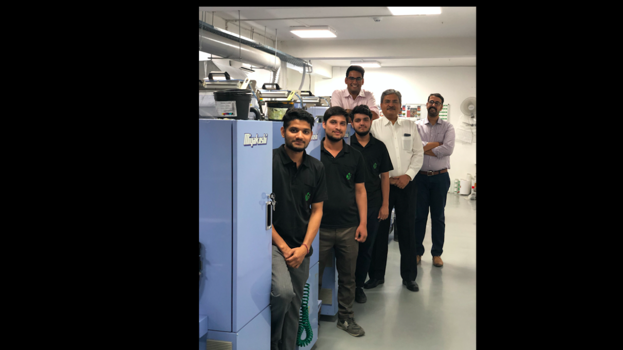 The Provin Technos team at the new Miyakoshi demo center in New Delhi 