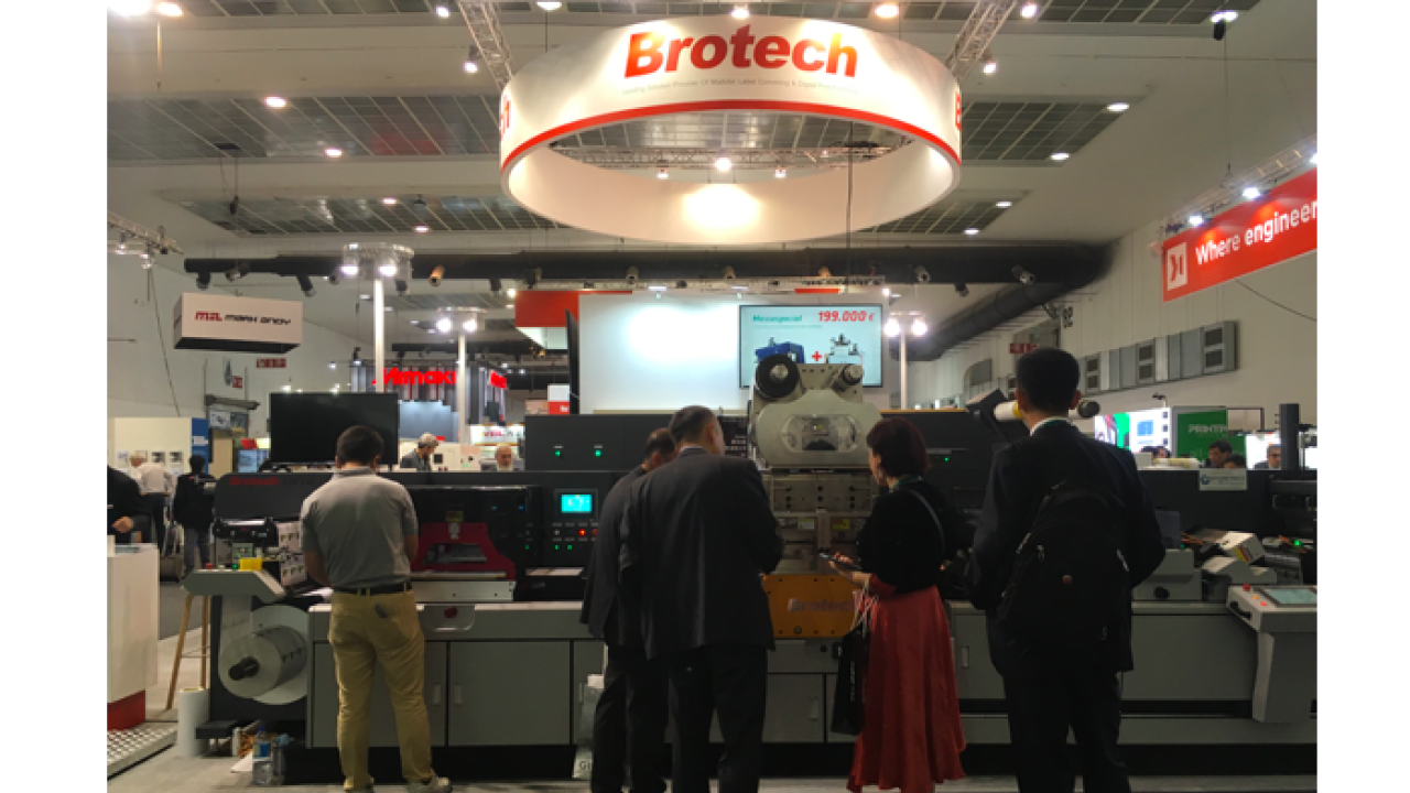 Brotech's new SDF Plus Smart modular label converting and finishing system