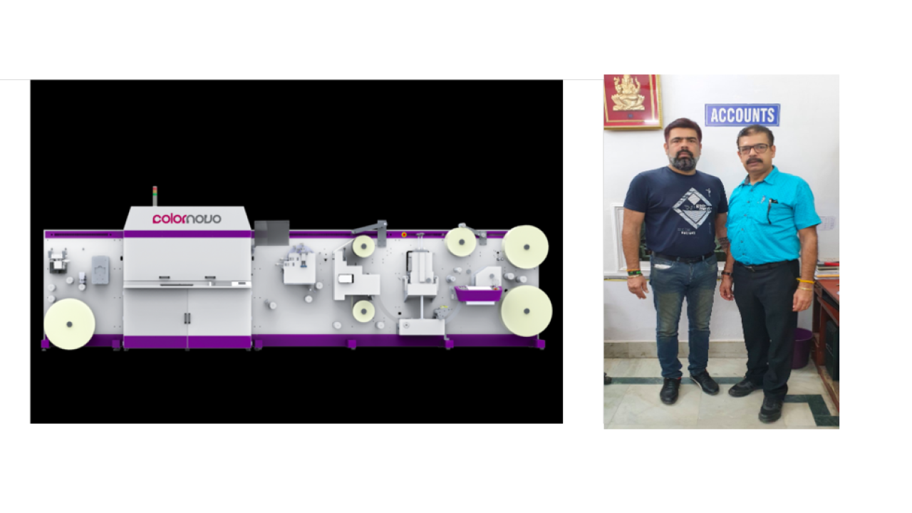 Monotech Systems has delivered the Jetsci Colornovo UV inkjet label production press to Maa Gayatri Offset Printer, a sister concern of The Hindustan Offset in Haridwar.