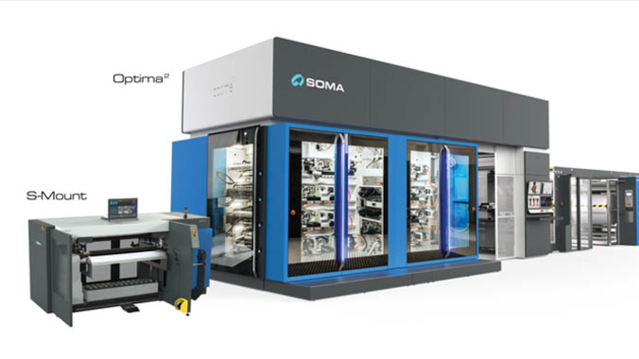 Vac Pac has invested in an 8-color 59in Soma Optima2 flexo press and an automated Soma S-Mount plate mounter