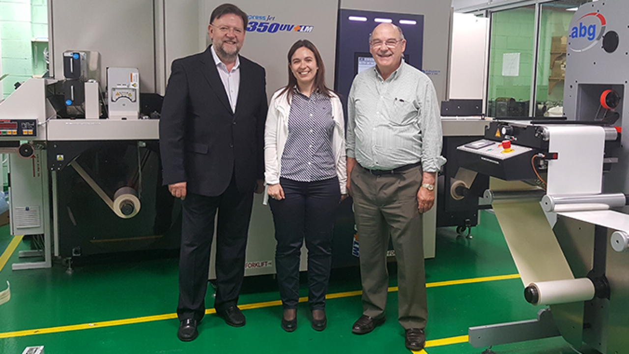 Spanish converter Sysyeam invests in the first Screen Truepress Jet L350UV+LM in Spain