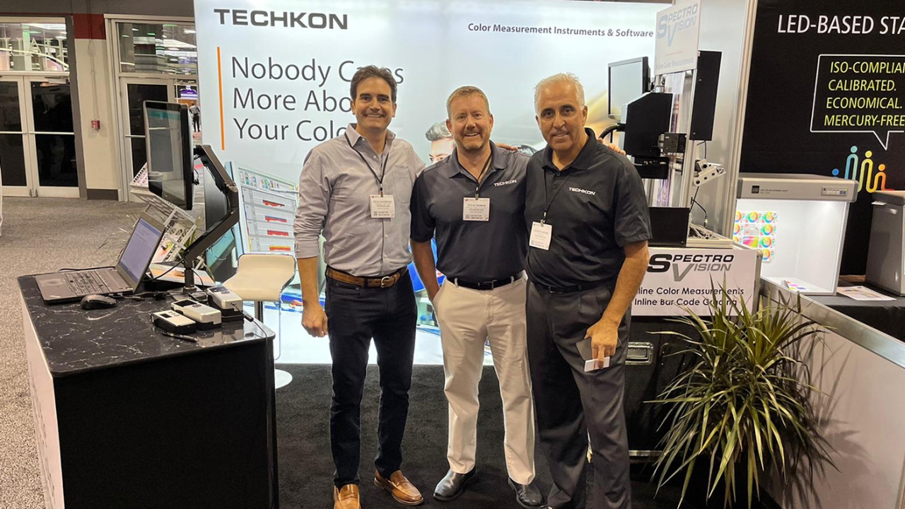 Techkon USA showcases its SpectroVision in-line color measurement system