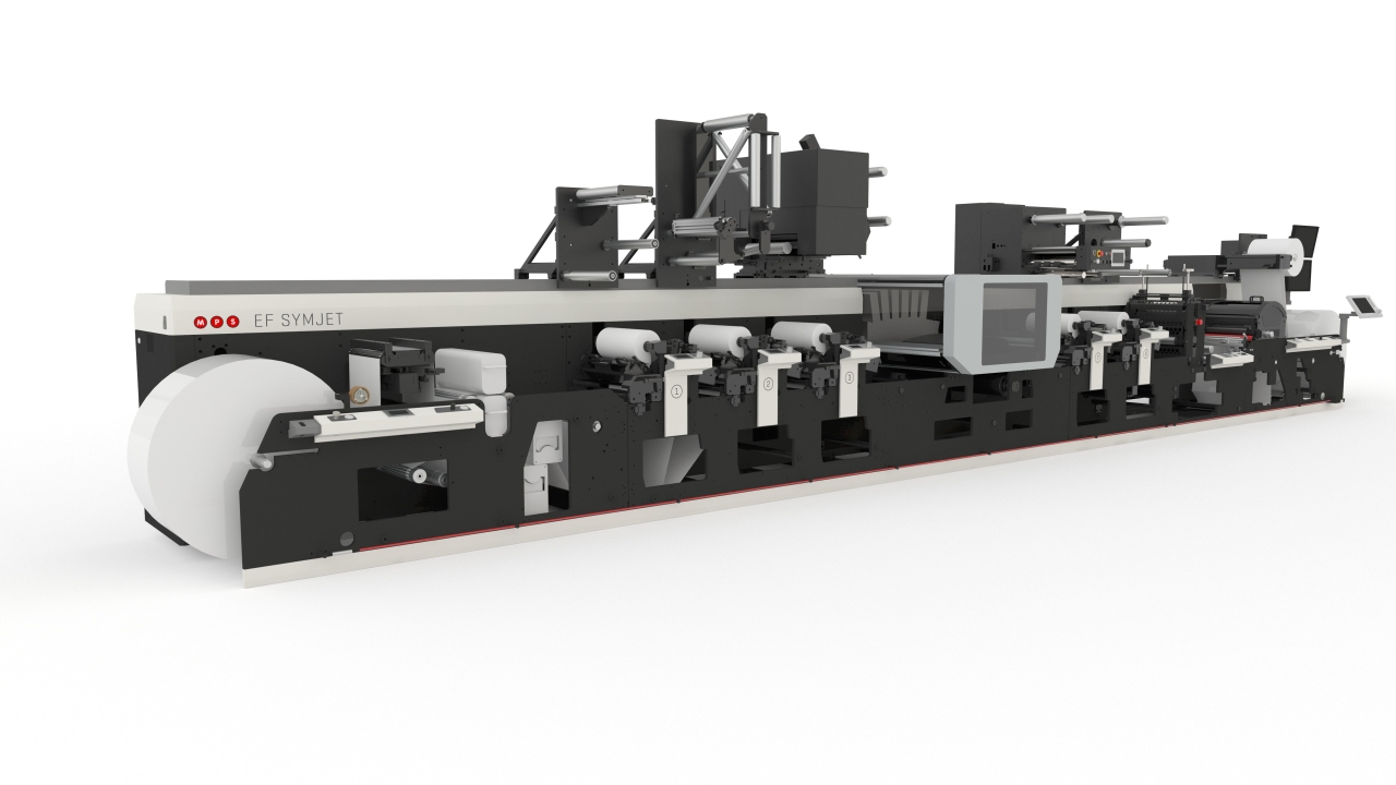 The new MPS EF Symjet in 17in/430mm is equipped with a Domino N617i unit that has been designed exclusively for MPS The new MPS EF Symjet in 17in/430mm is equipped with a Domino N617i unit that has been designed exclusively for MPS