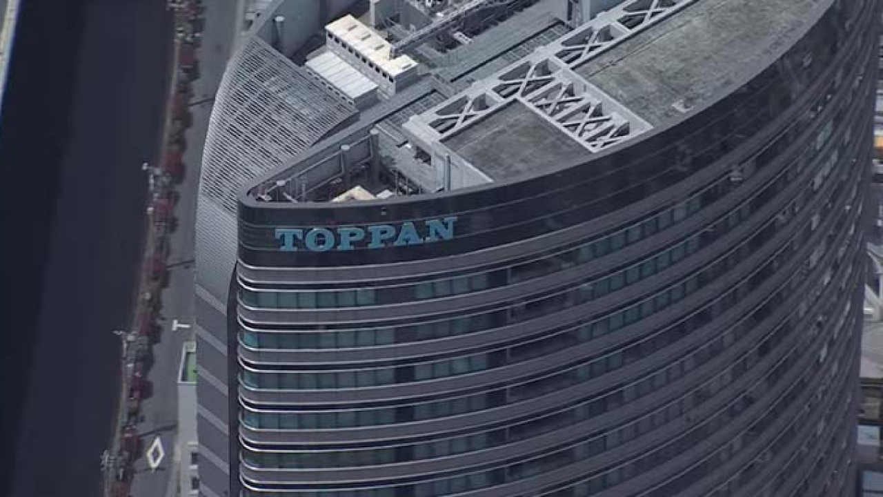 Toppan Printing has renamed its English company from Toppan Printing to Toppan