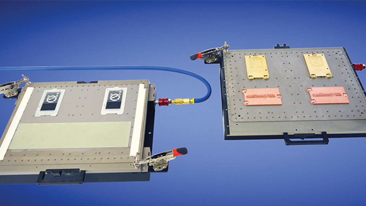 UEI Group’s NW SpeedChase NXT system provides precise register of engraved dies and counter forces UEI Group’s NW SpeedChase NXT system provides precise register of engraved dies and counter forces