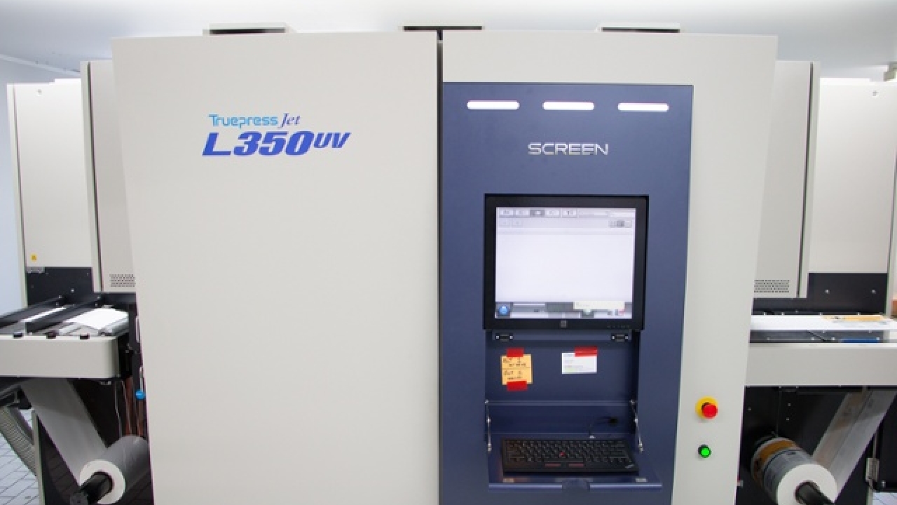 Investing in bringing digital printing in-house, rather than having to outsource has made Unimax a more competitive and versatile label printing business Unimax installs Screen Truepress Jet L350UV