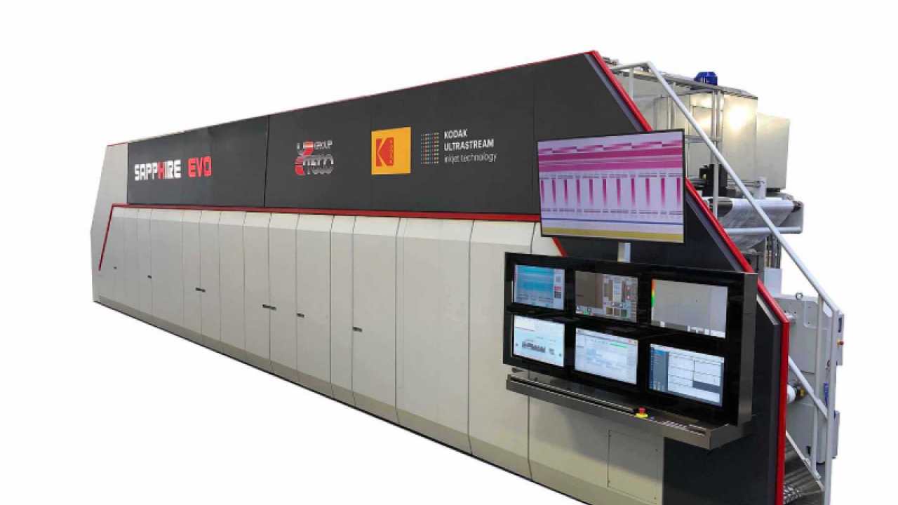 Kodak, Uteco launch digital flexible packaging press