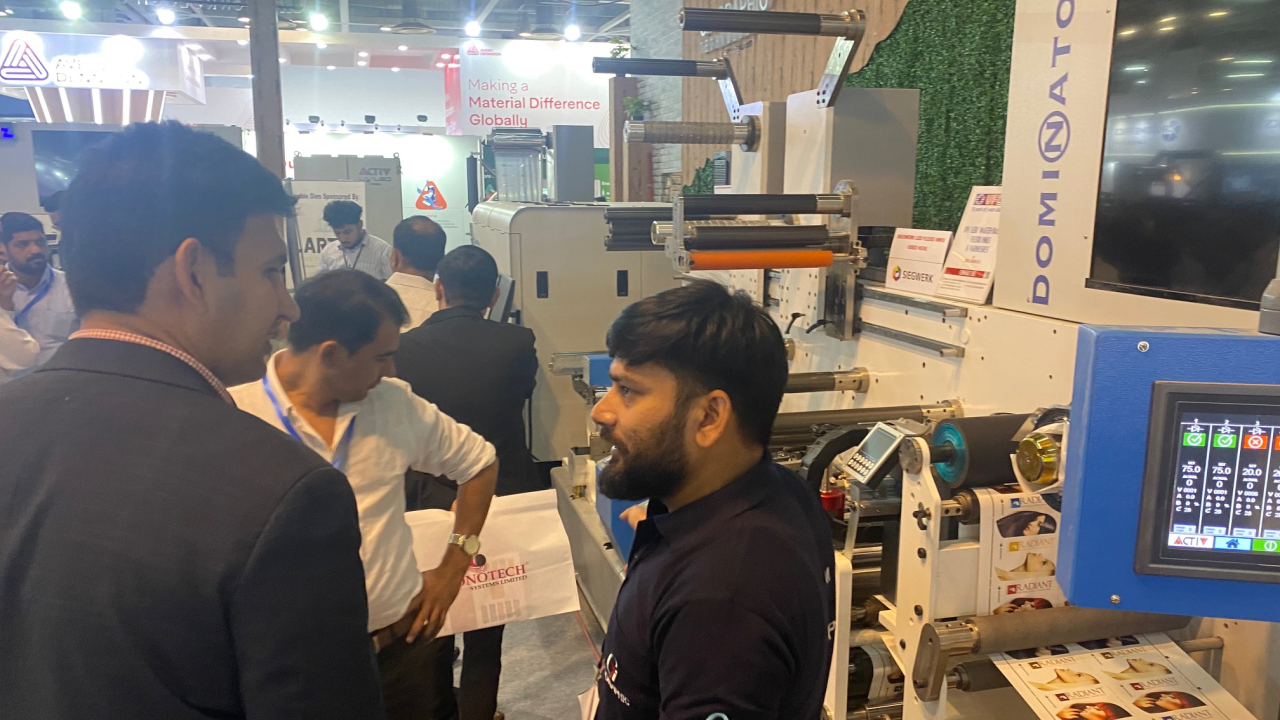 The Dominator hybrid press garners interest at Labelexpo India 2022