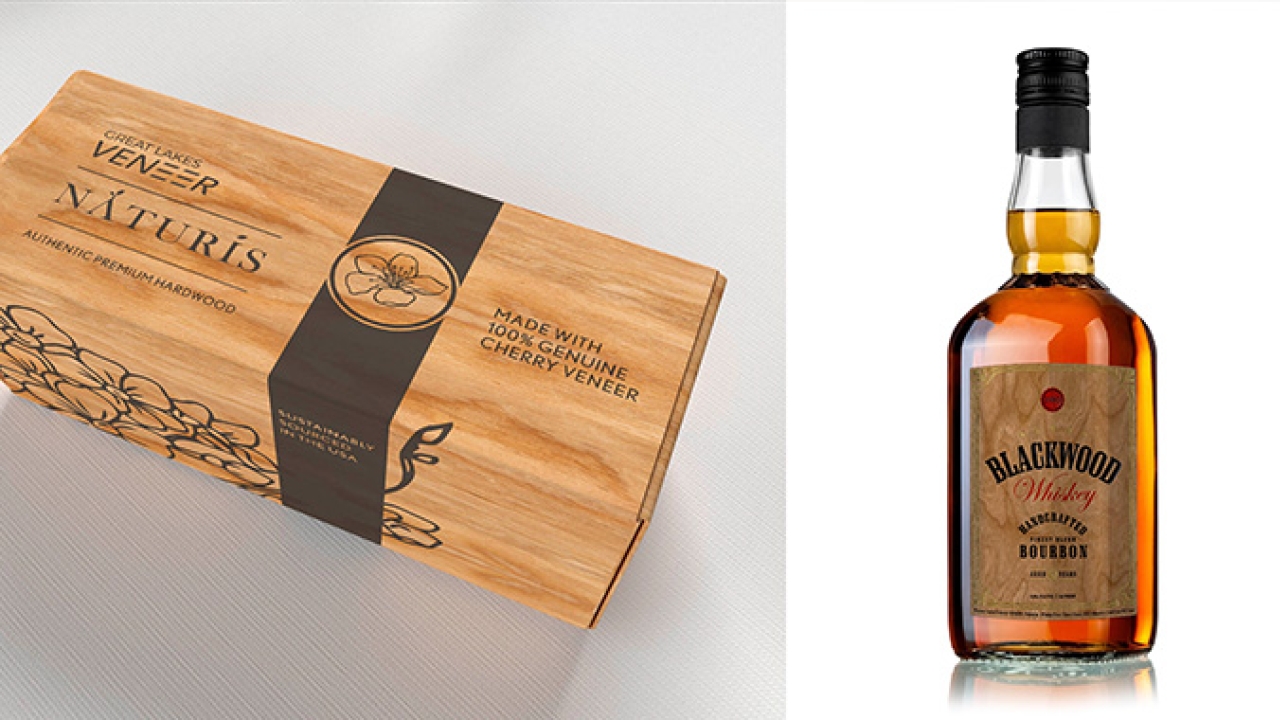 Great Lakes Veneer has launched Naturís, a natural veneer wood paper for labels and packaging
