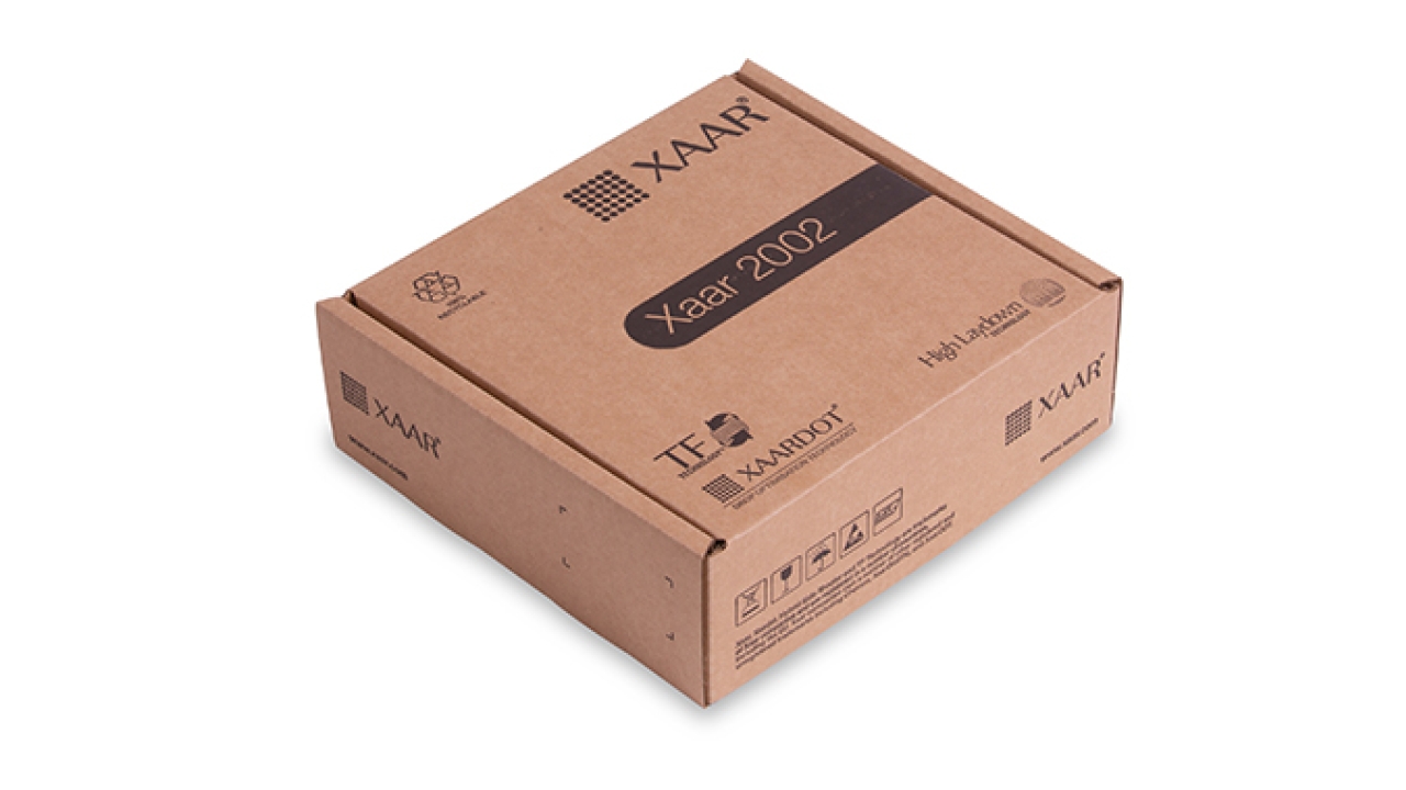 Xaar has introduced new packaging across the entire printhead portfolio, reducing its plastic consumption by 1.2 tones per year