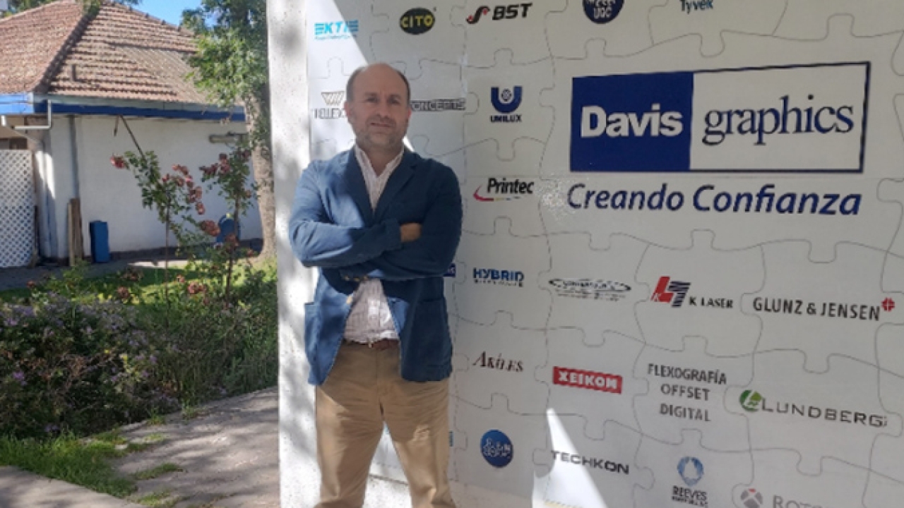 Felipe Arias, general manager of Davis Graphics, Xeikon's new agent in South America