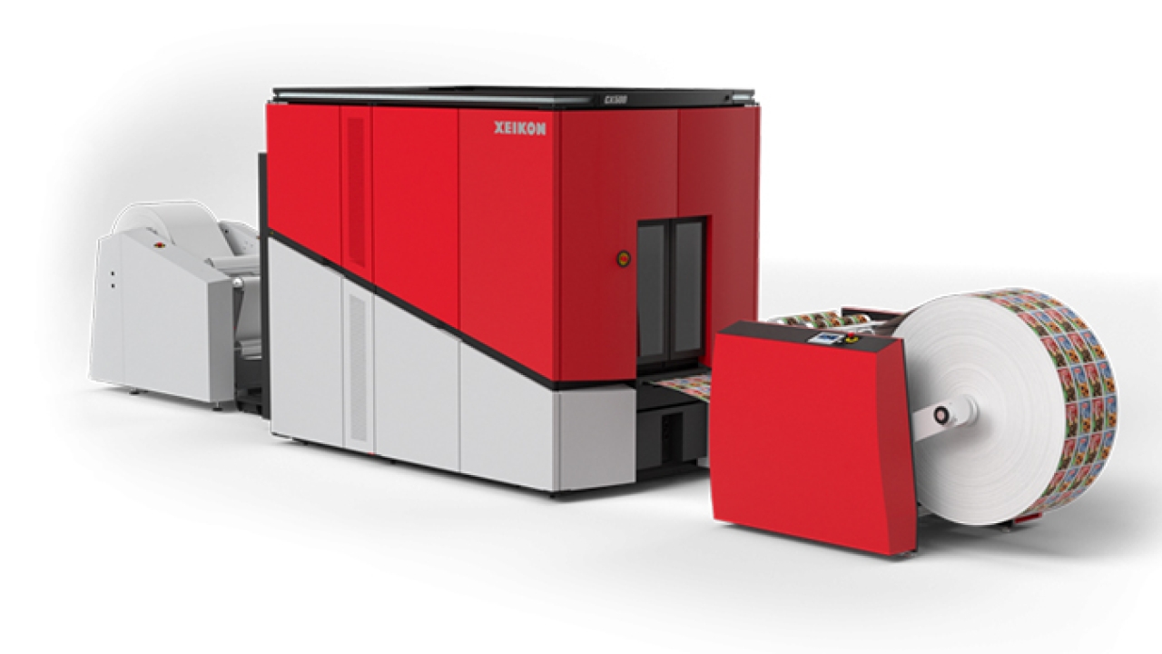Promoting the benefits of wider print webs at Labelexpo Europe 2022, Xeikon will show its 520mm-wide CX500 press, printing full rotary at speeds up to 30m/min Promoting the benefits of wider print webs at Labelexpo Europe 2022, Xeikon will show its 520mm-wide CX500 press, printing full rotary at speeds up to 30m/min
