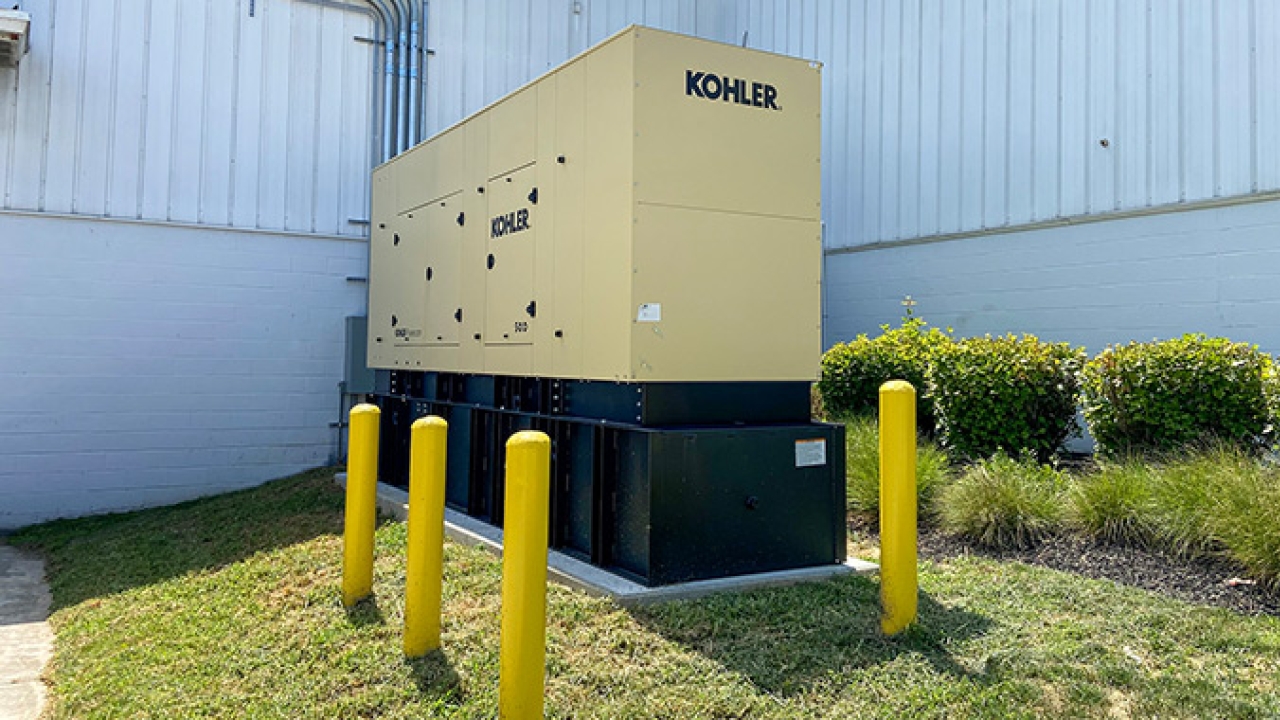 Yazoo Mills has invested in a commercial backup generator for its 150,000 sq ft facility in New Oxford, PA