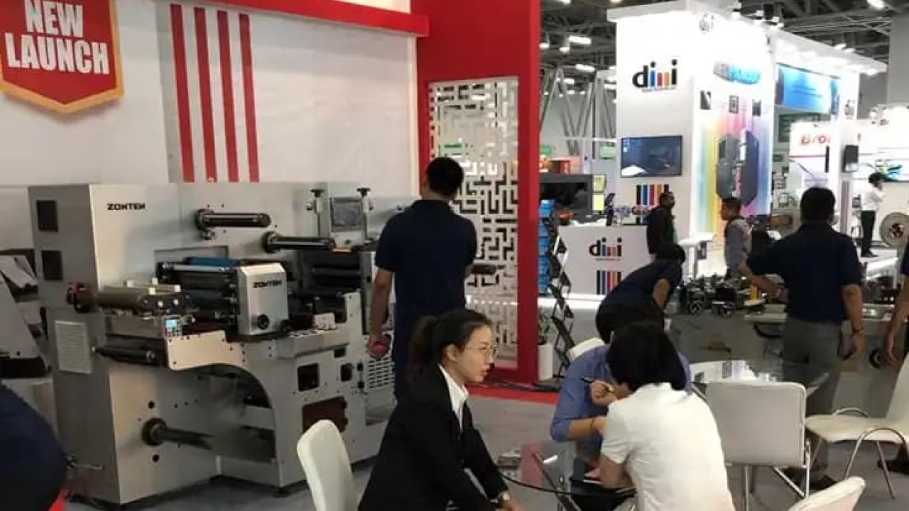 Busy Labelexpo India 2018 for Zonten