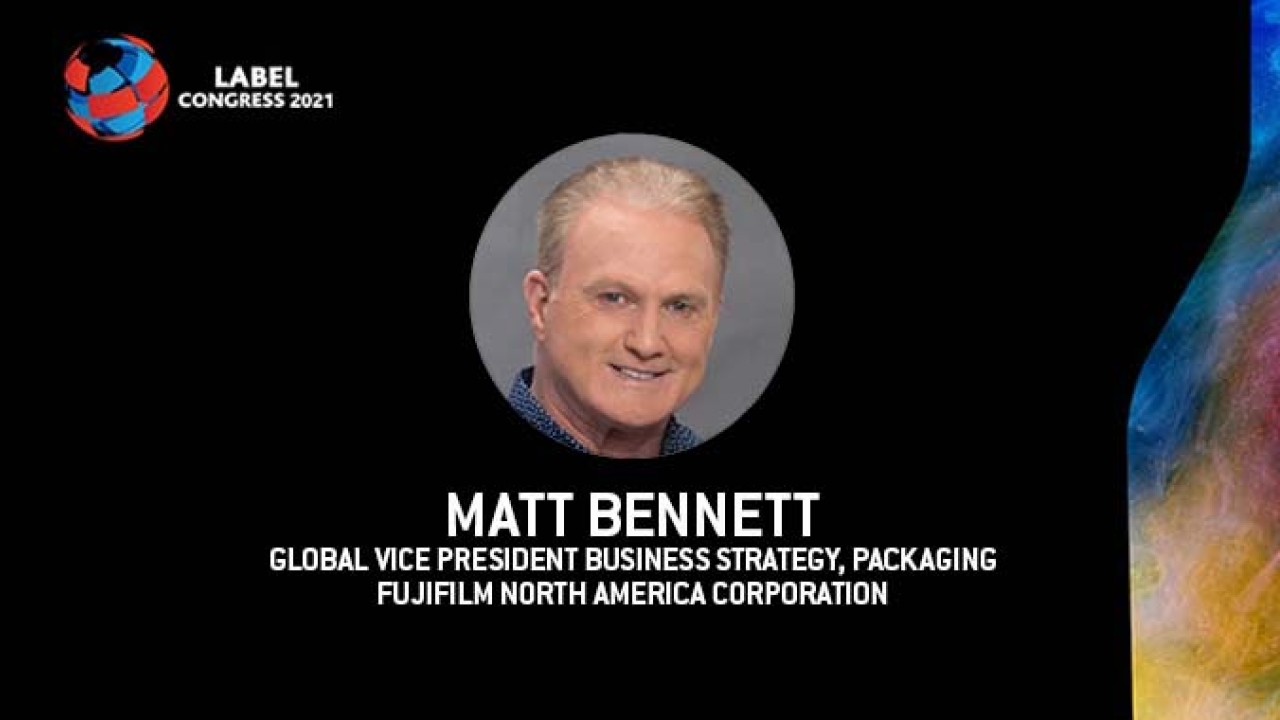 L&L spoke to Matt Bennett, global vice president for business strategy at Fujifilm North America, about why he’s taking part in the upcoming Label Congress 2021, and why flexible packaging is one key trend to watch L&L spoke to Matt Bennett, global vice president for business strategy at Fujifilm North America, about why he’s taking part in the upcoming Label Congress 2021, and why flexible packaging is one key trend to watch