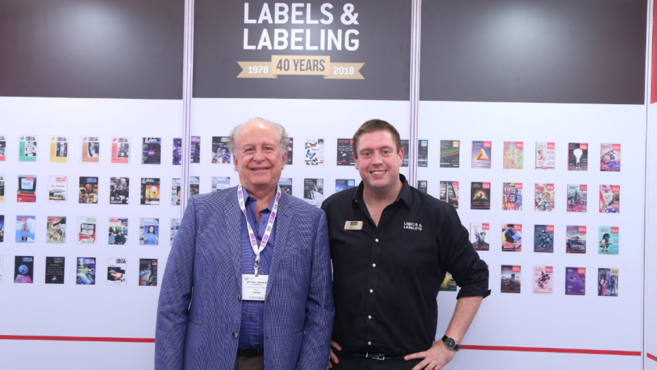 L-R: Jeffrey Arippol, chairman of Novelprint, and James Quirk, editor of L&L