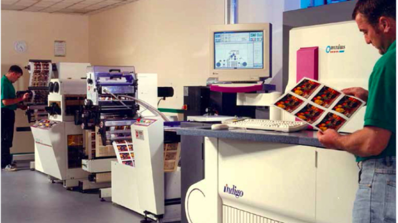 Indigo’s Omnius press was launched in 1995