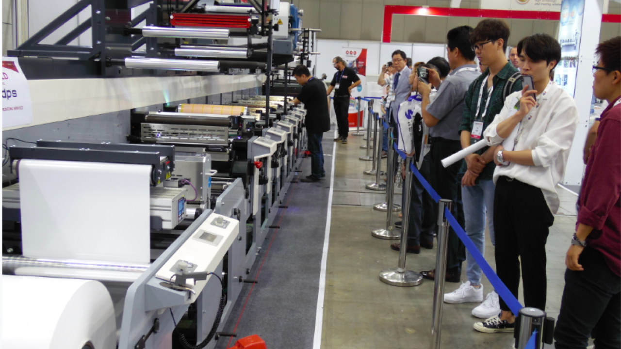 An MPS EF 530 drew lots of interest at K-Print 2018 An MPS EF 530 drew lots of interest at K-Print 2018